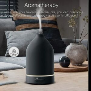 Ceramic Ultrasonic Aroma Diffuser - Black